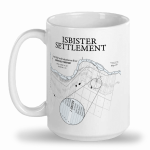 Tall glossy ceramic mug
